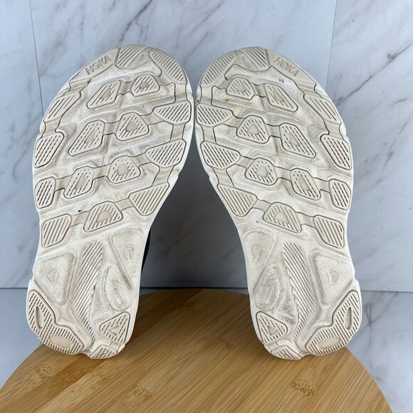 Hoka One One Clifton 9 Womens Size 9.5 B Black Running Sneaker Shoe 1127896 BRGL - Picture 6 of 8